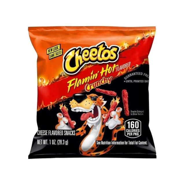 Flamin Hot Cheetos.