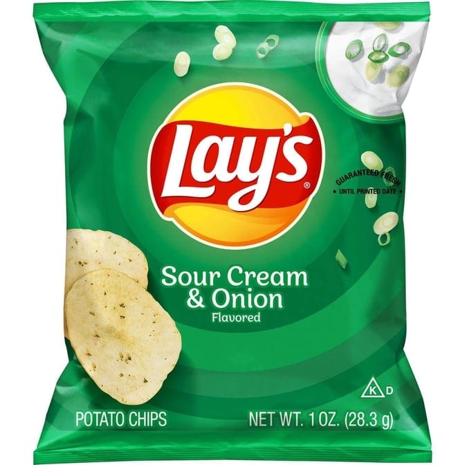 Sour Cream and Onion Lays.
